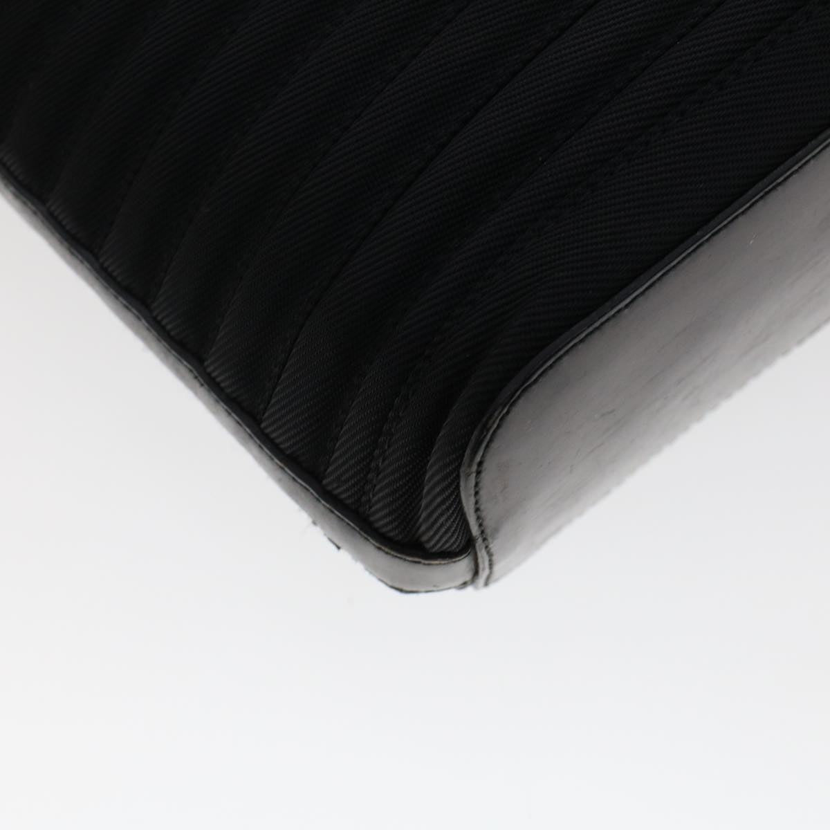 Gucci Bamboo Shoulder Bag Nylon Black 00017050588 ep982