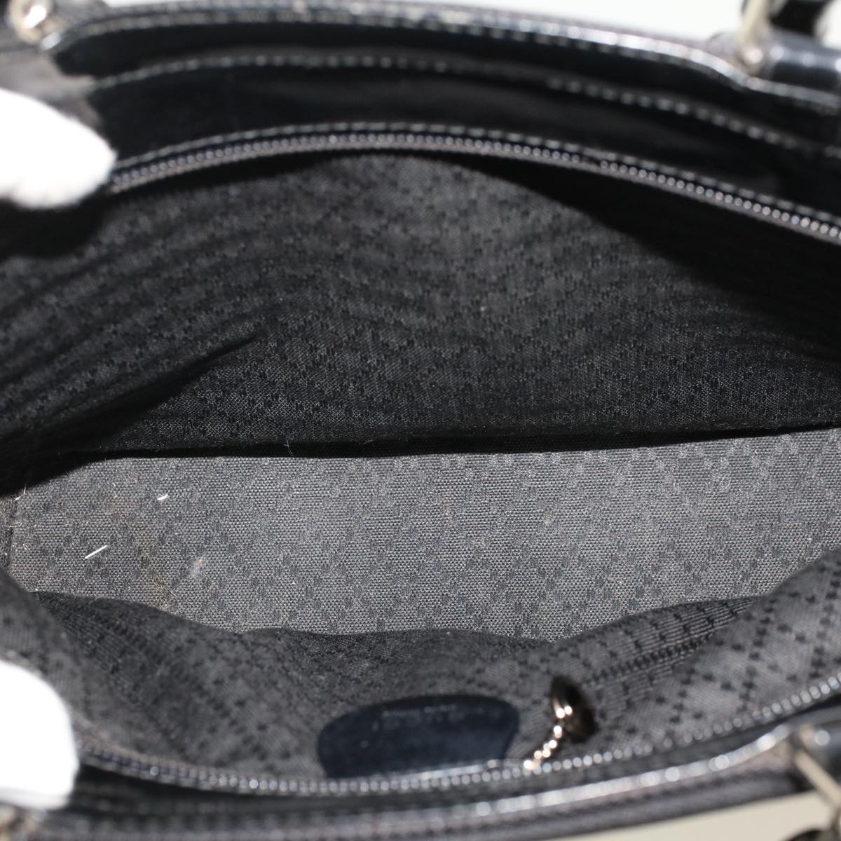 Gucci Bamboo Shoulder Bag Nylon Black 00017050588 ep982