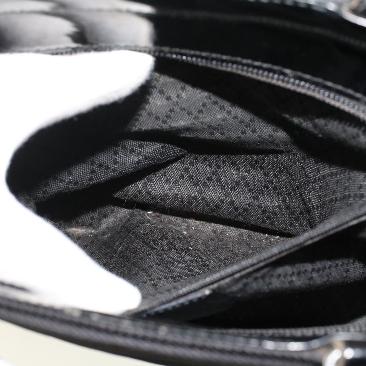 Gucci Bamboo Shoulder Bag Nylon Black 00017050588 ep982