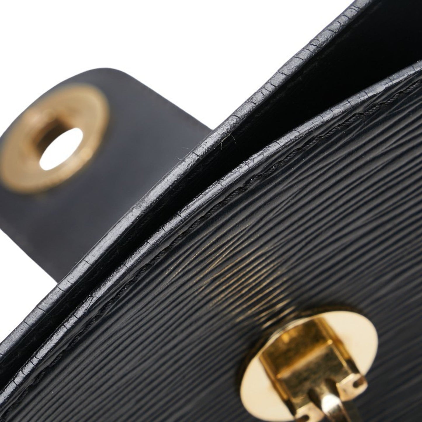Louis Vuitton Noir Leather Shoulder Bag