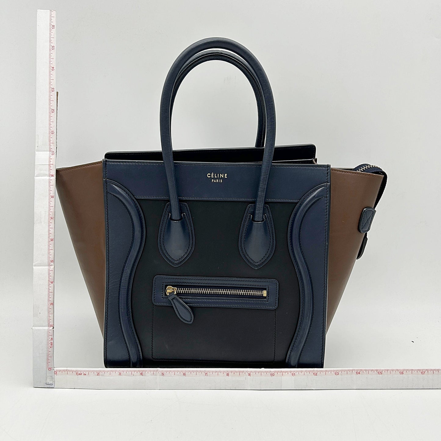 Celine | Bags | Celine Celine Leather Luggage Medium Tote Bag LA34999