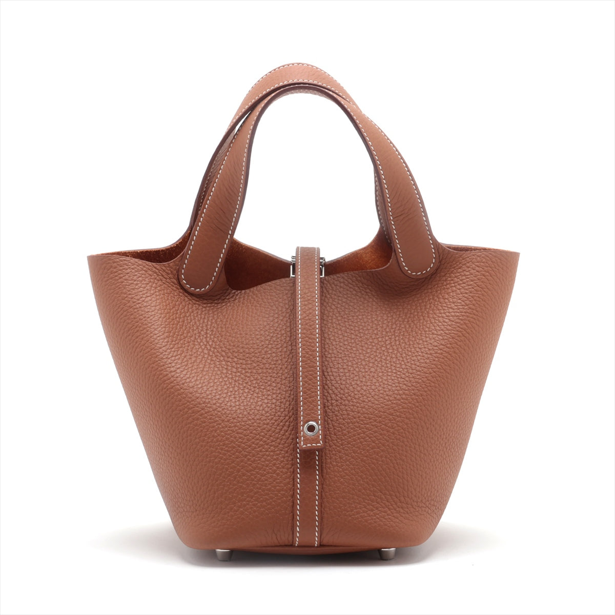 Hermes Picotin Lock PM Clemence G Silver W2024