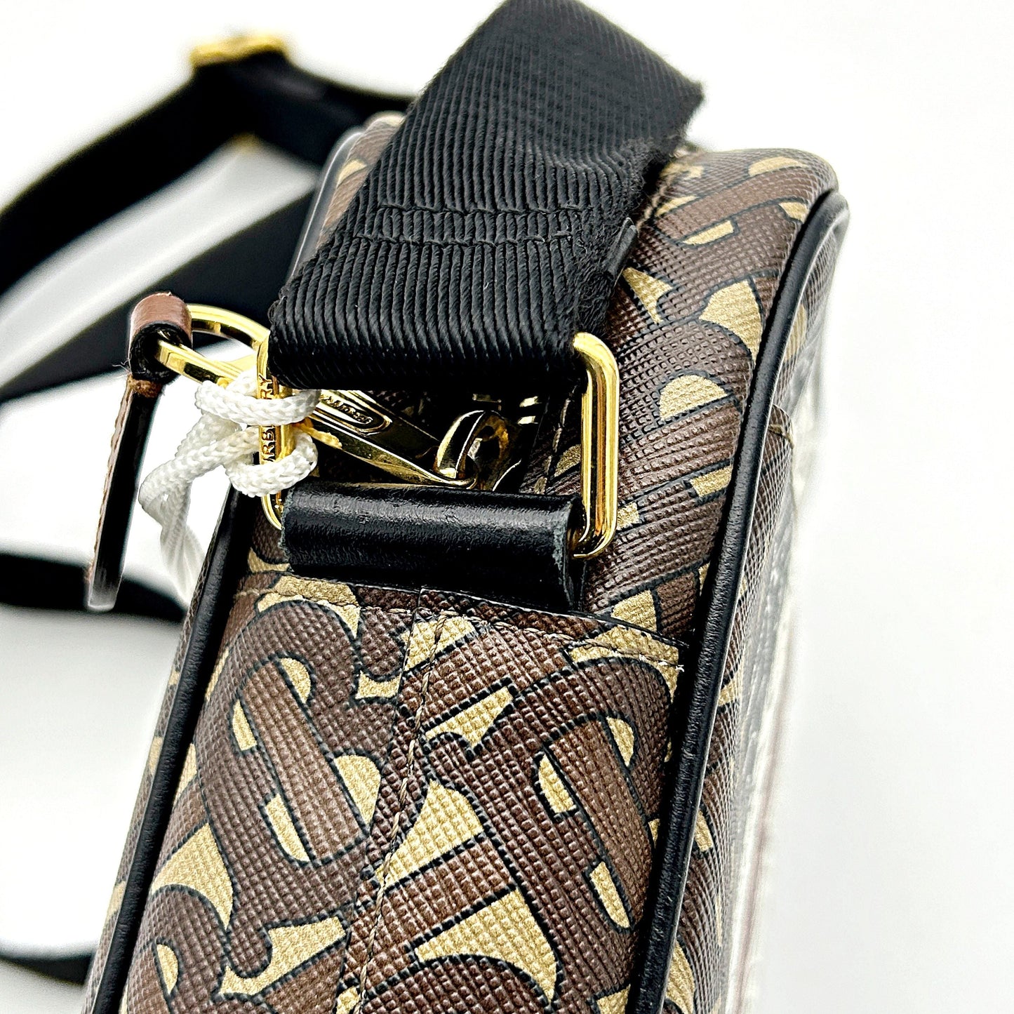 Pre-owned Burberry monogram stripe crossbody bag LA31747