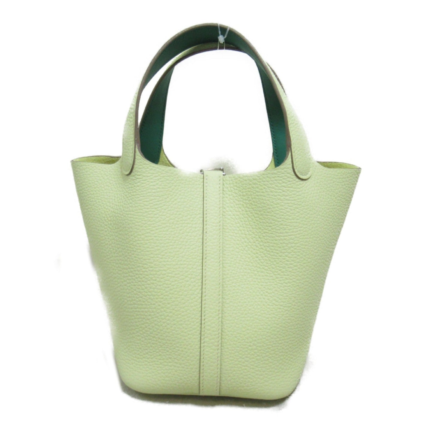 Hermes Picotin Lock PM Handbag Handbag Handbag Handbags Leather clement Green John Milton/Velve