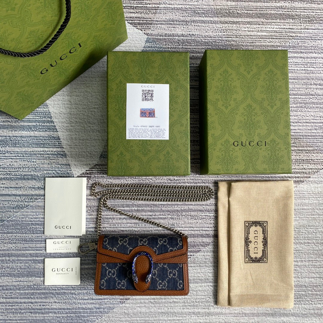 BOLSA GUCCI DIONYSUS SUPER MINI 16,5