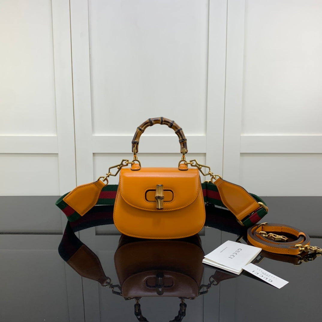 BOLSA GUCCI BAMBOO 1947 PEQUENA 17