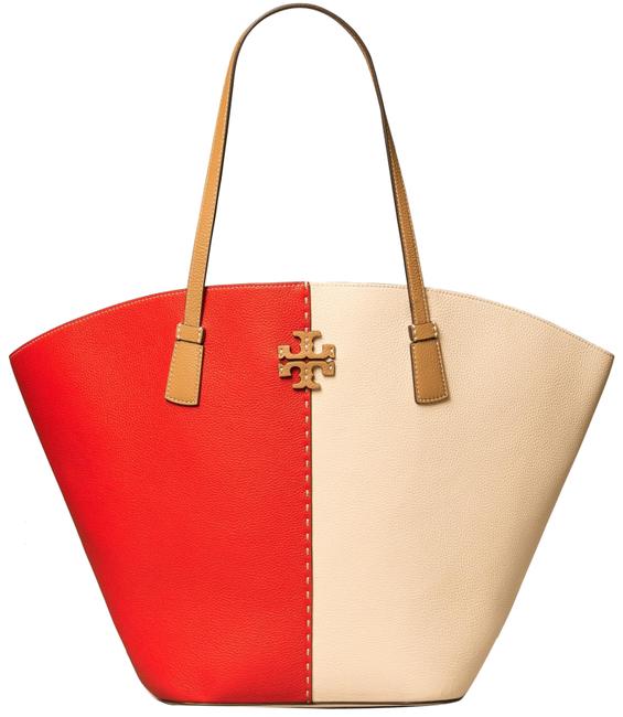 Tory Burch McGraw Color-Block Shopper Tote