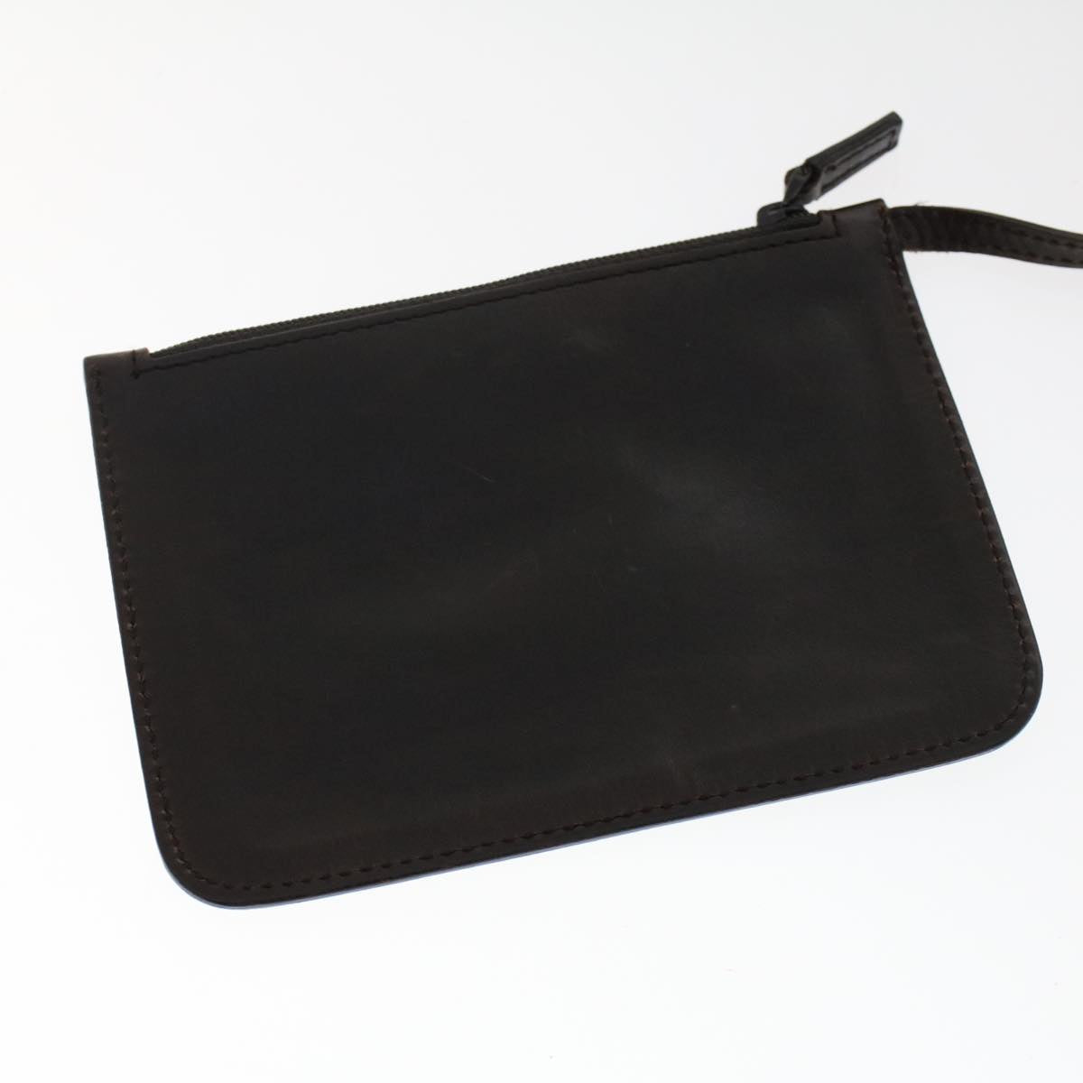 GUCCI GG Canvas Tote Bag Canvas Leather Dark Brown fm2491