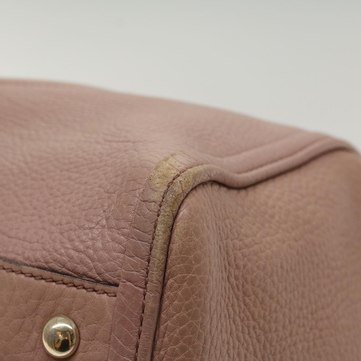 GUCCI Soho Shoulder Bag Leather Pink 282309 fm2589