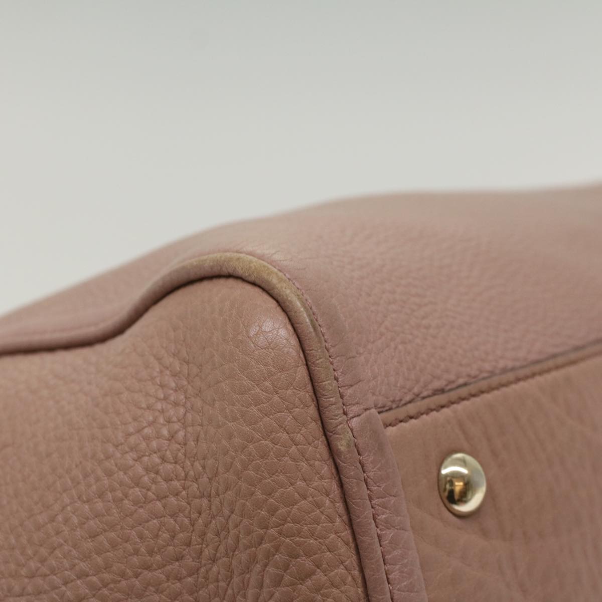 GUCCI Soho Shoulder Bag Leather Pink 282309 fm2589