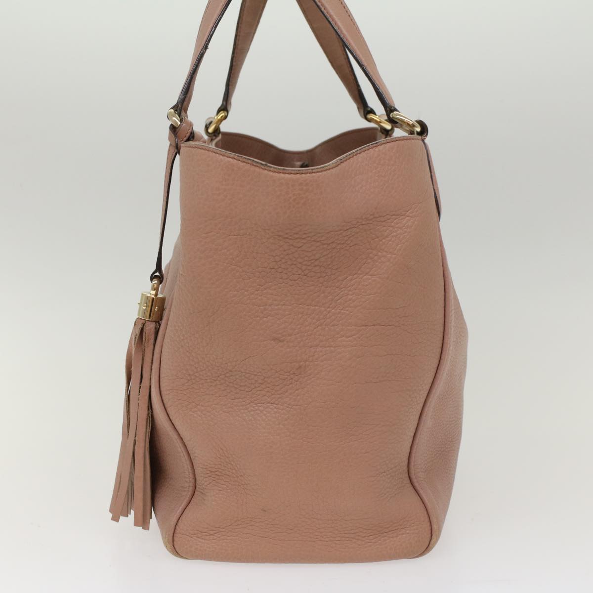 GUCCI Soho Shoulder Bag Leather Pink 282309 fm2589