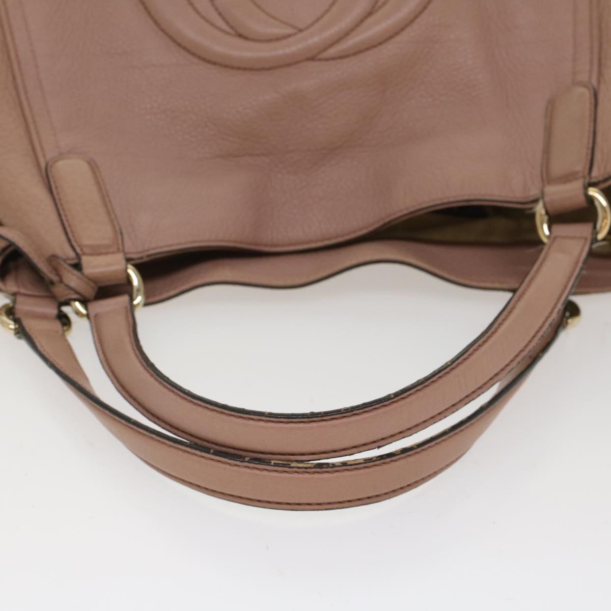 GUCCI Soho Shoulder Bag Leather Pink 282309 fm2589