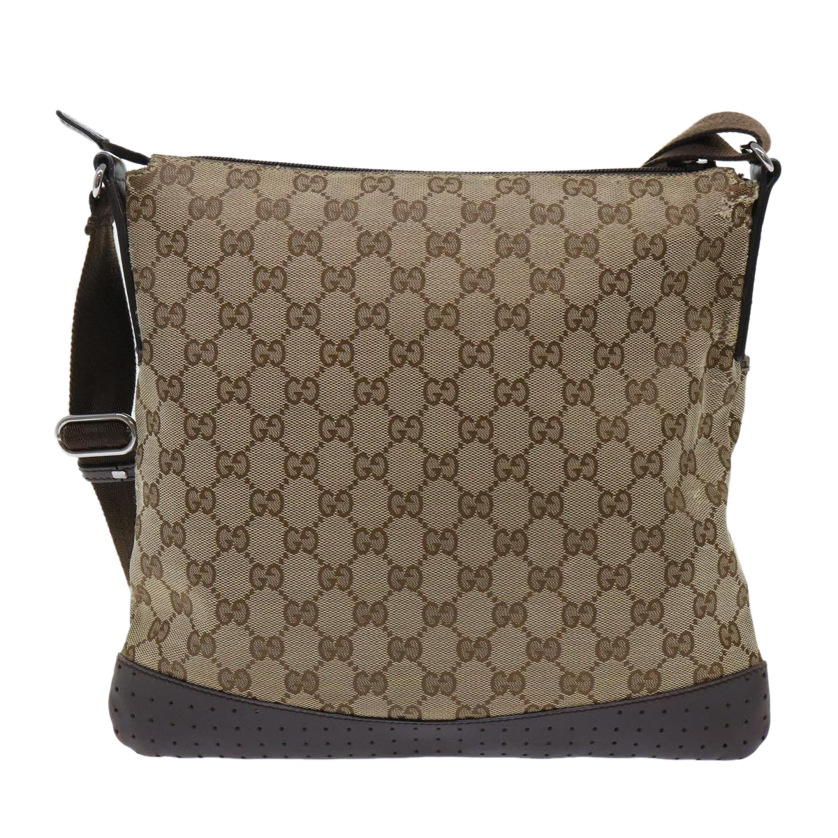 GUCCI GG Canvas Shoulder Bag Beige 145857 fm2595