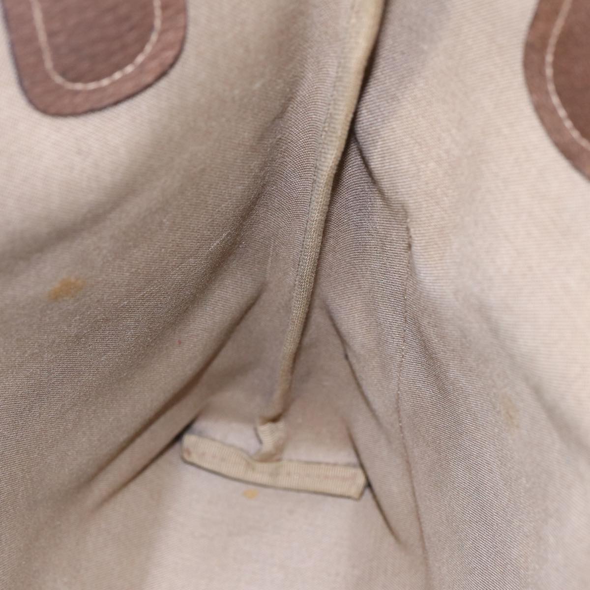 GUCCI GG Supreme Web Sherry Line Tote Bag PVC Beige 39 02 003 Auth fm3734