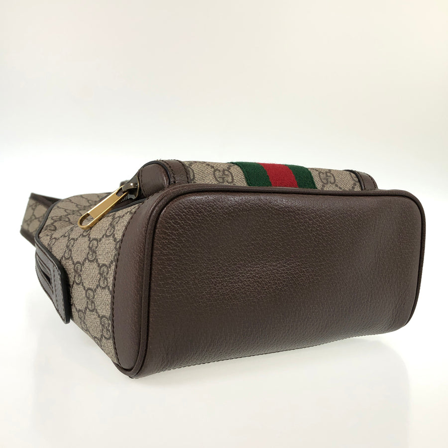 GUCCI GG Supreme GG Small Backpack Double G Backpack Backpack