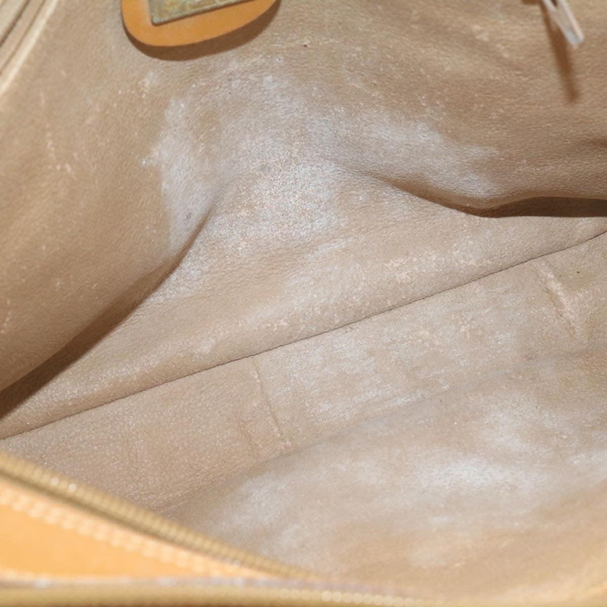 GUCCI Micro GG Canvas Cross body Shoulder Bag PVC Leather Beige am1195g
