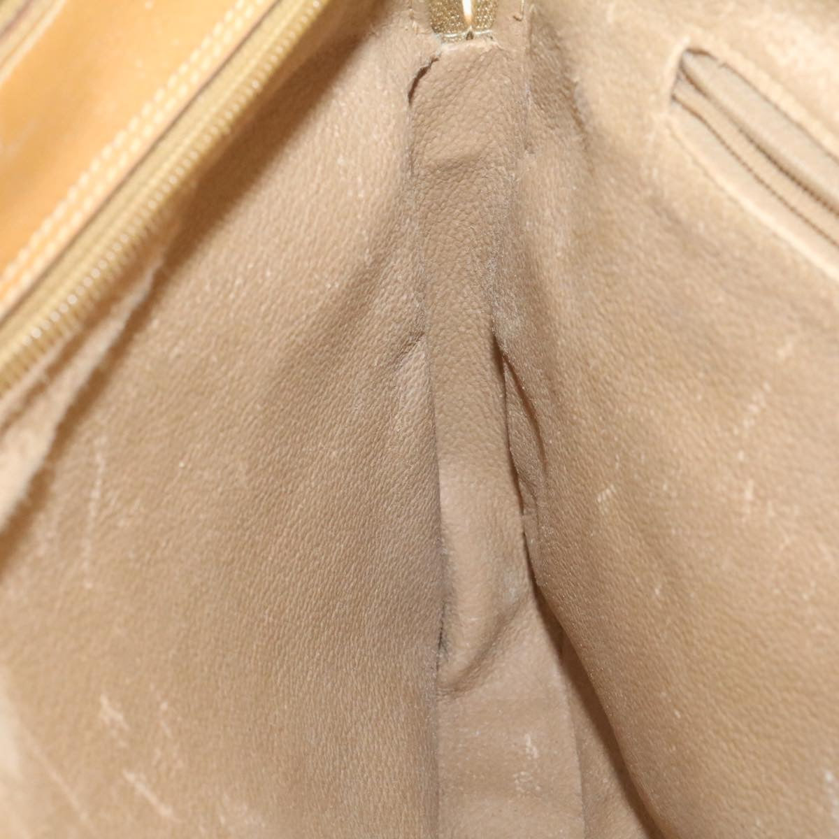 GUCCI Micro GG Canvas Cross body Shoulder Bag PVC Leather Beige am1195g