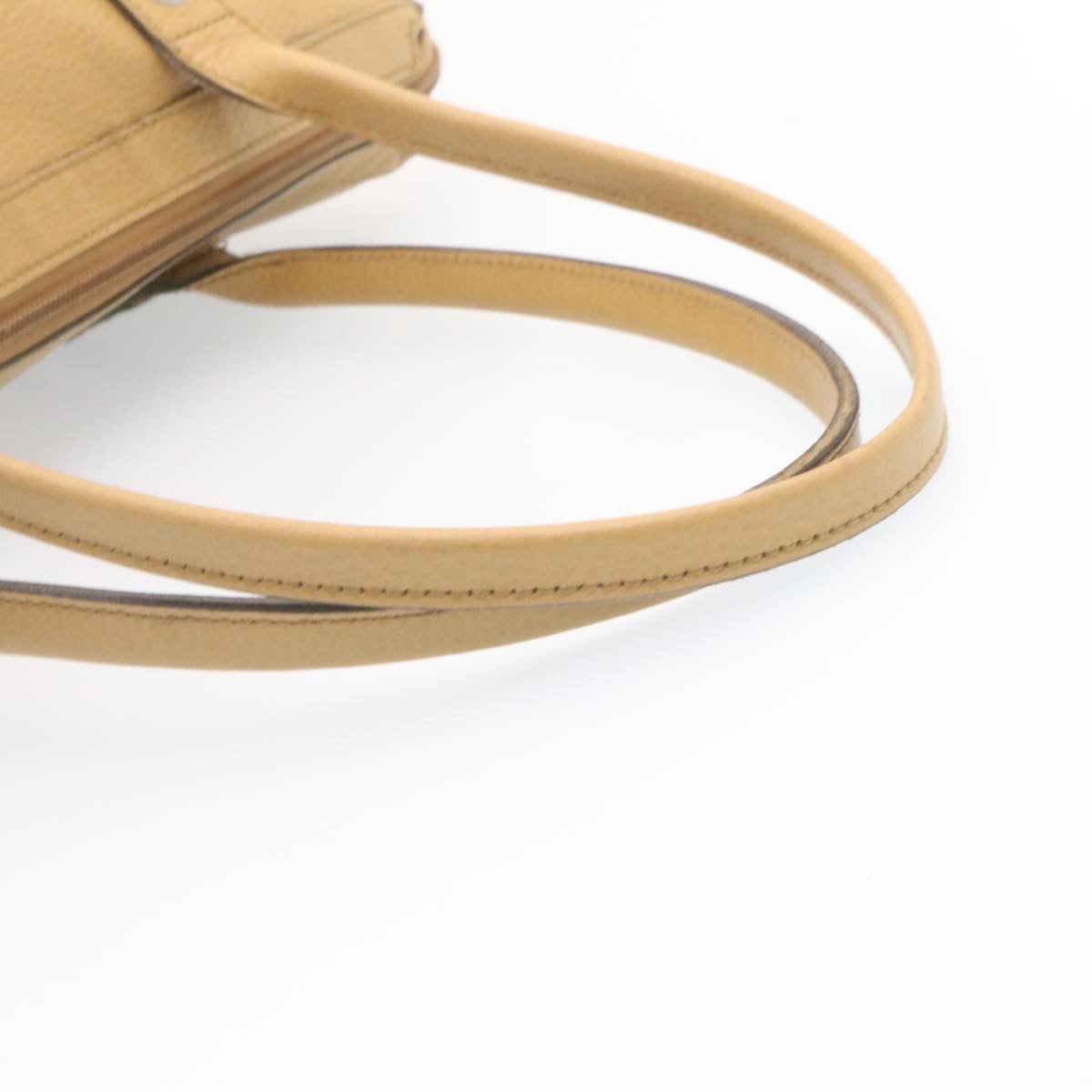 GUCCI Princy Line Tote Bag Leather Beige am1445g
