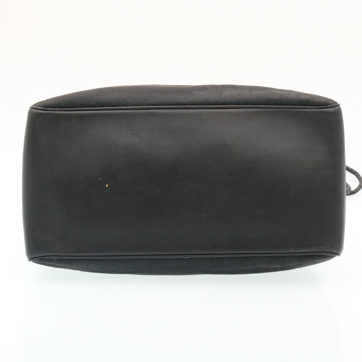 GUCCI GG Canvas Shoulder Bag Canvas Black am1813g