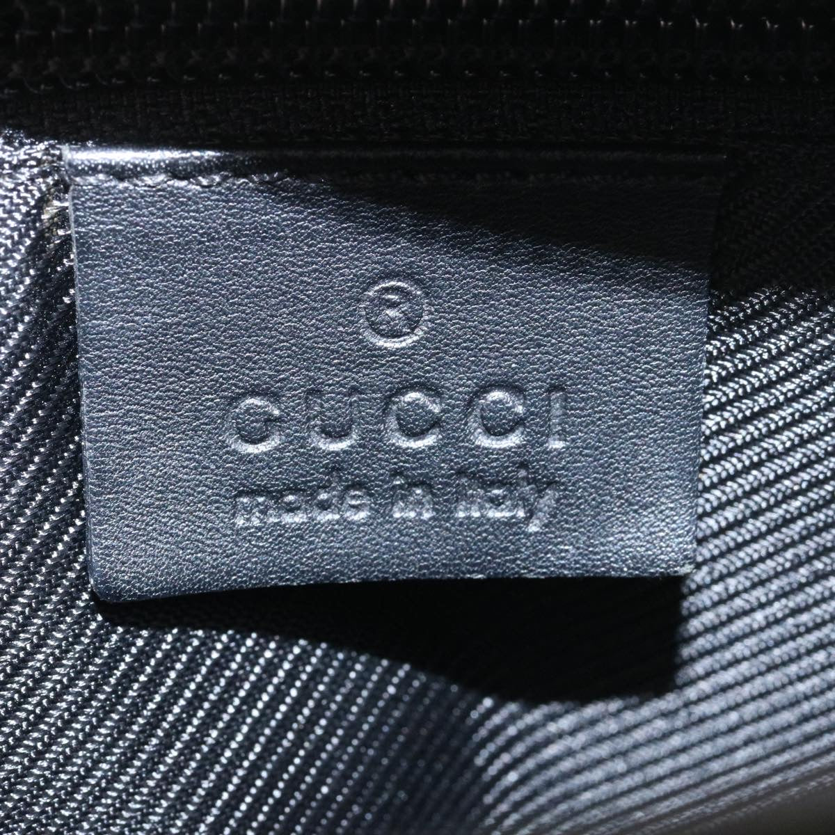 GUCCI GG Canvas Tote Bag Black am2078g