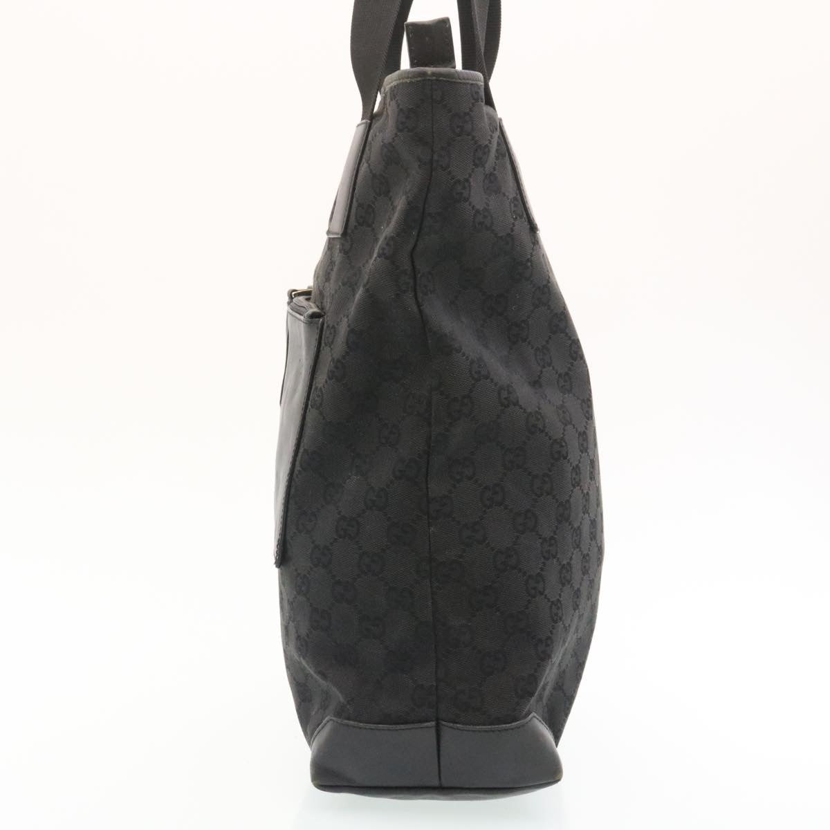 GUCCI GG Canvas Tote Bag Black am2078g