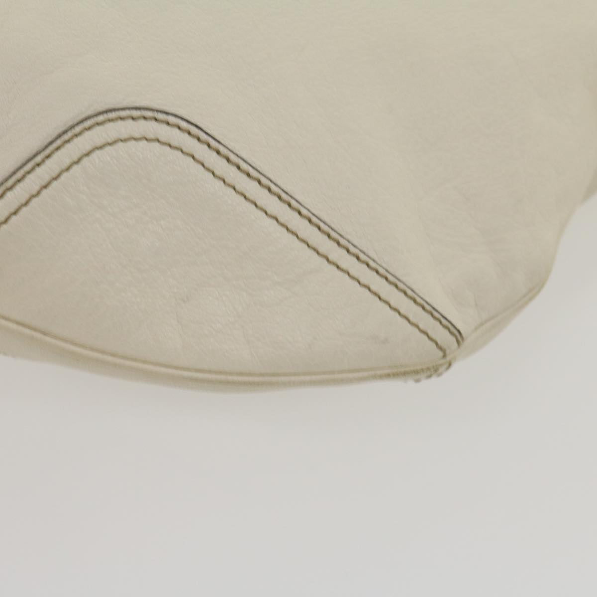 GUCCI Shoulder Bag Leather White am2557g