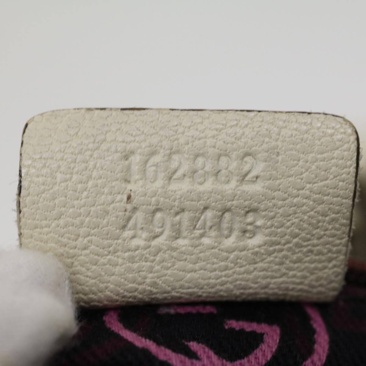 GUCCI Shoulder Bag Leather White am2557g