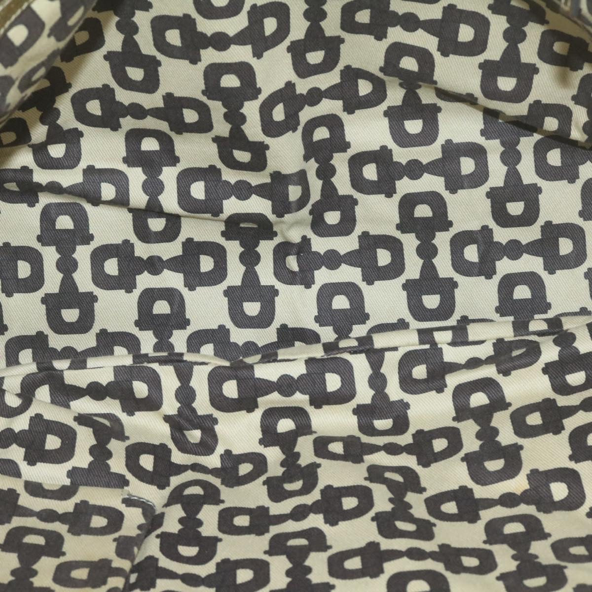GUCCI Sherry Line GG Canvas Tote Bag Canvas Beige Gold Brown 139260 am626g