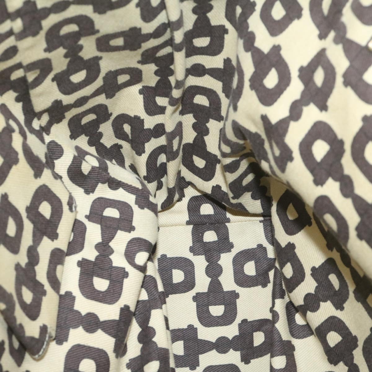 GUCCI Sherry Line GG Canvas Tote Bag Canvas Beige Gold Brown 139260 am626g