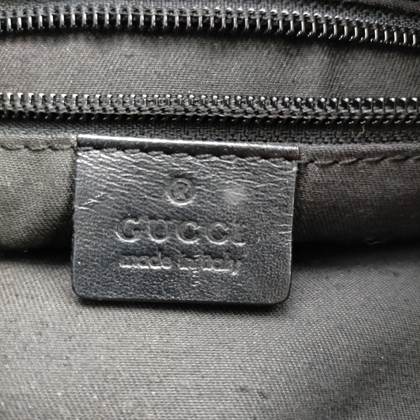 Gucci Black Canvas Crossbody Bag