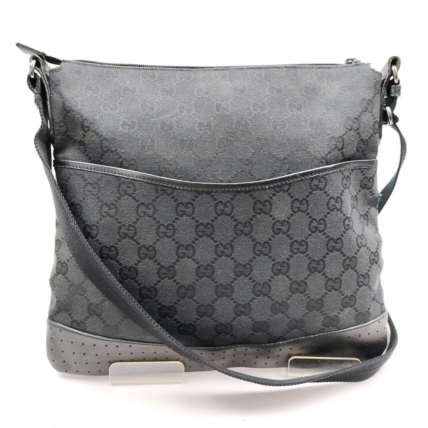 Gucci Black Canvas Crossbody Bag