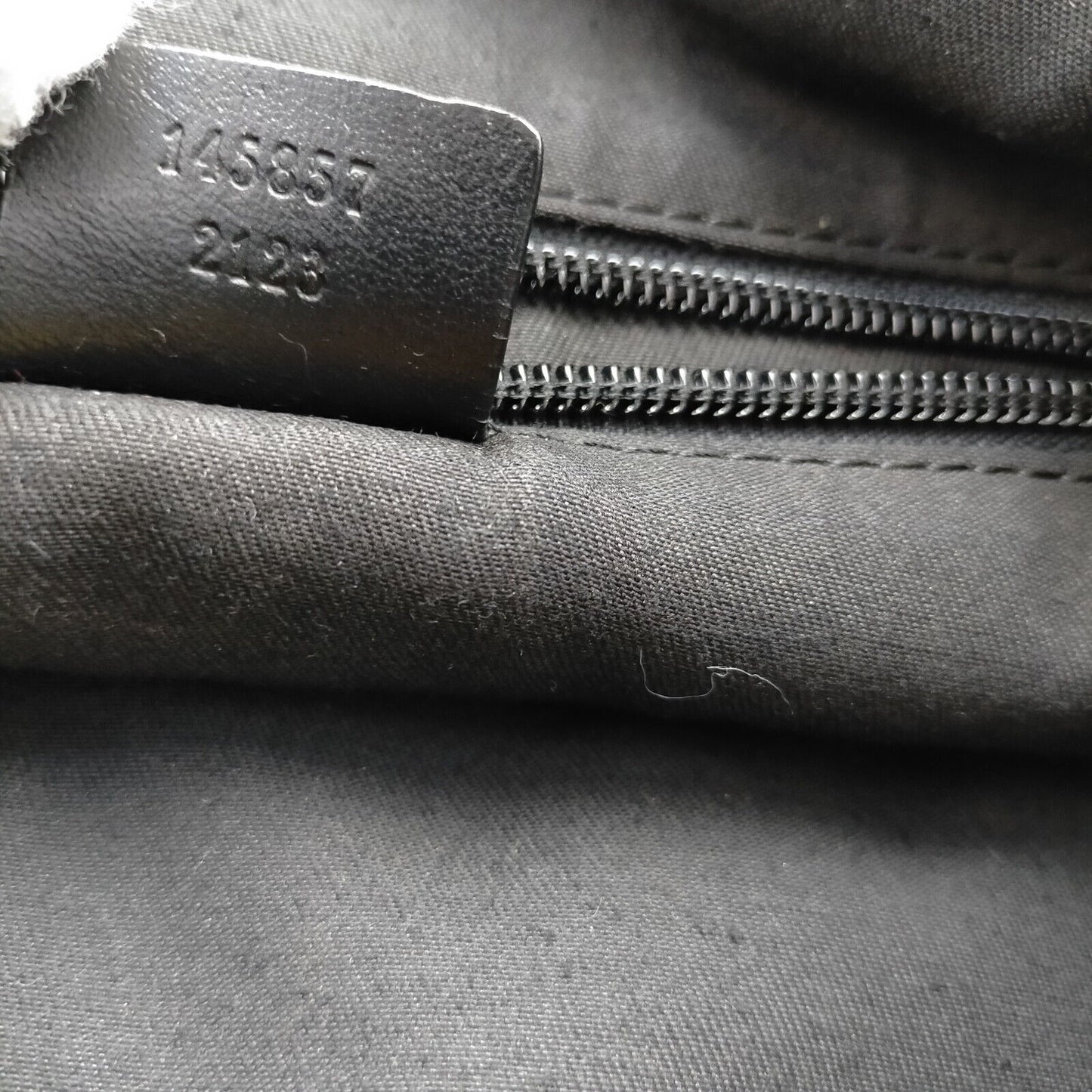 Gucci Black Canvas Crossbody Bag