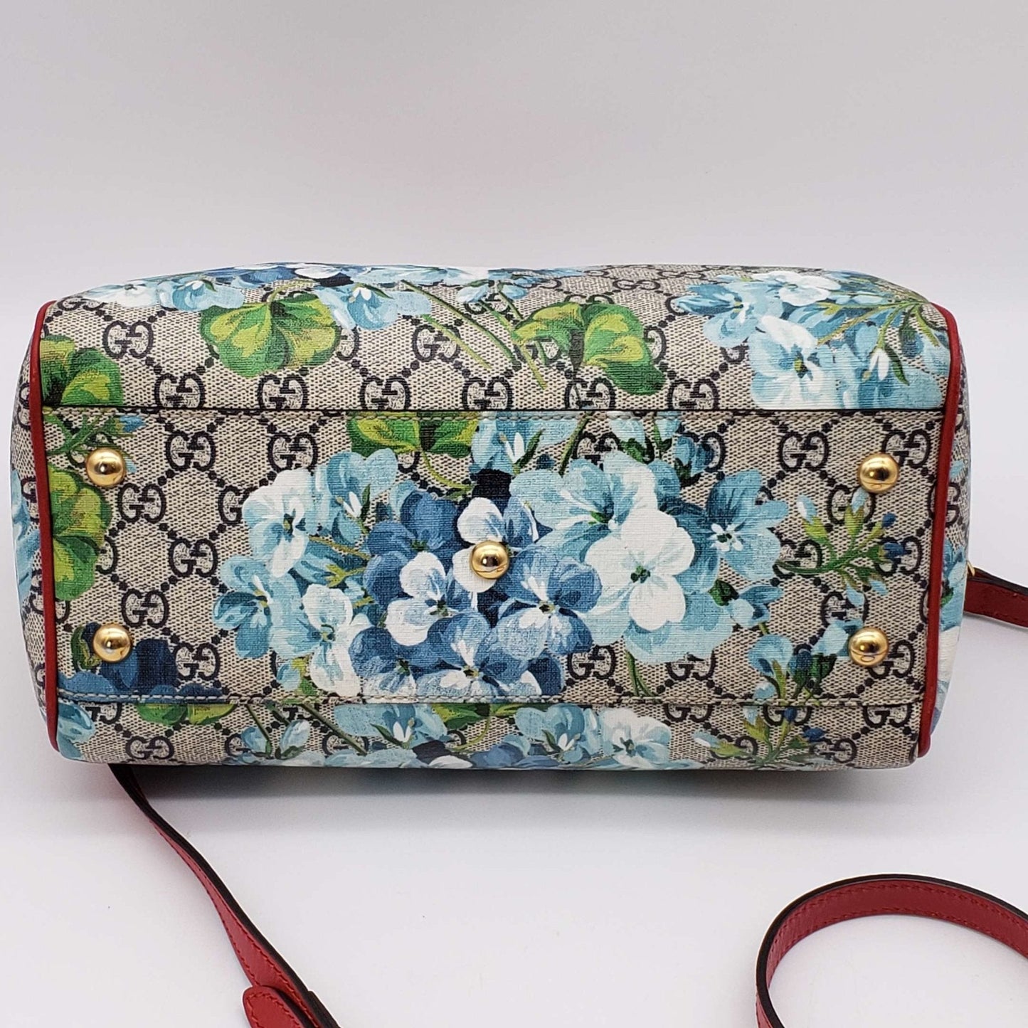 Gucci Blooms Boston Canvas Crossbody Bag