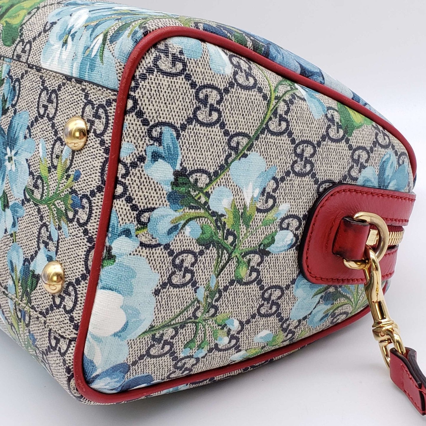 Gucci Blooms Boston Canvas Crossbody Bag
