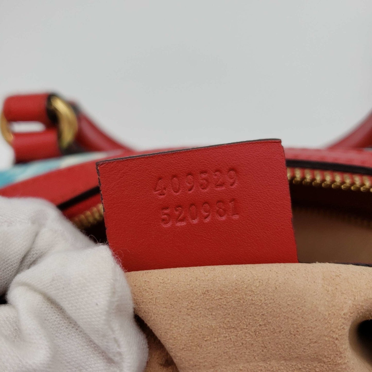 Gucci Blooms Boston Canvas Crossbody Bag