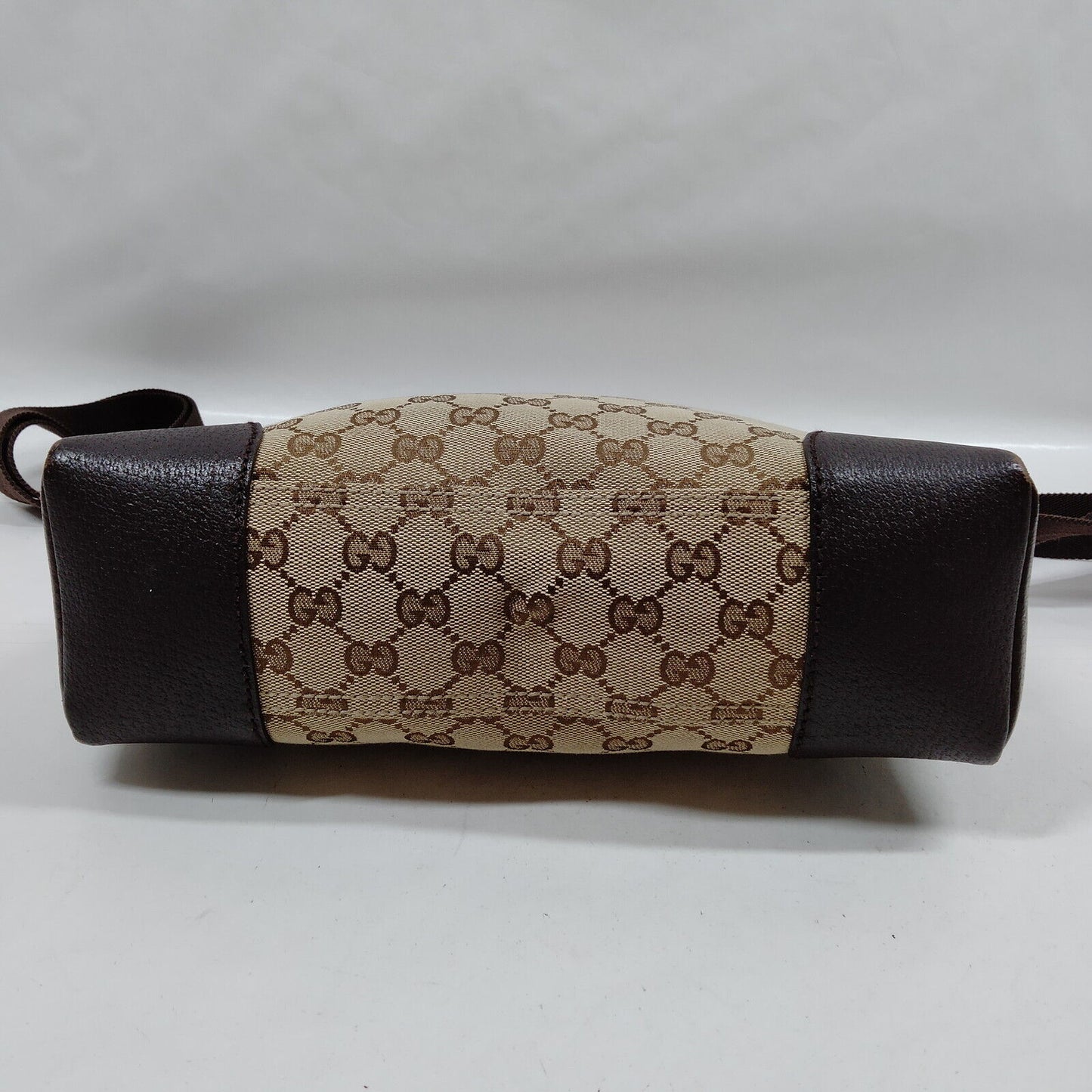 Gucci Brown Canvas Crossbody Bag