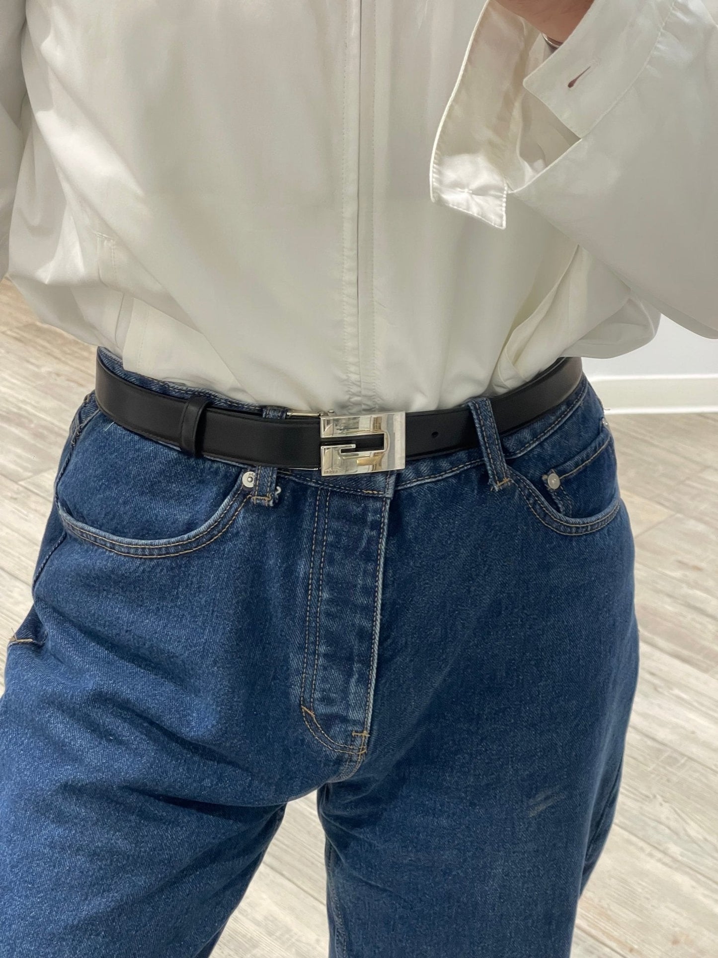 Gucci - Ceinture G noire