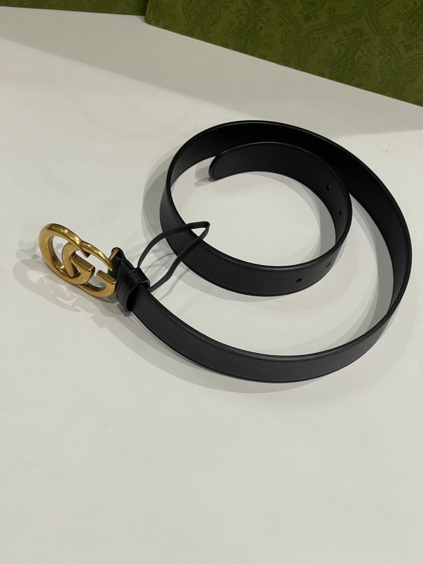 Gucci - Ceinture GG dorée MM