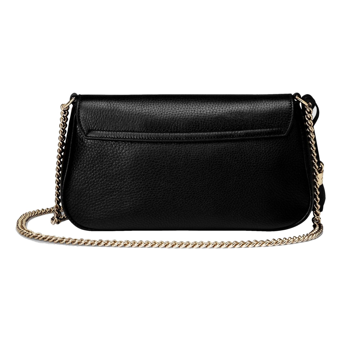 Gucci Soho Disco GG Black Calf Leather Tassel Chain Crossbody Bag