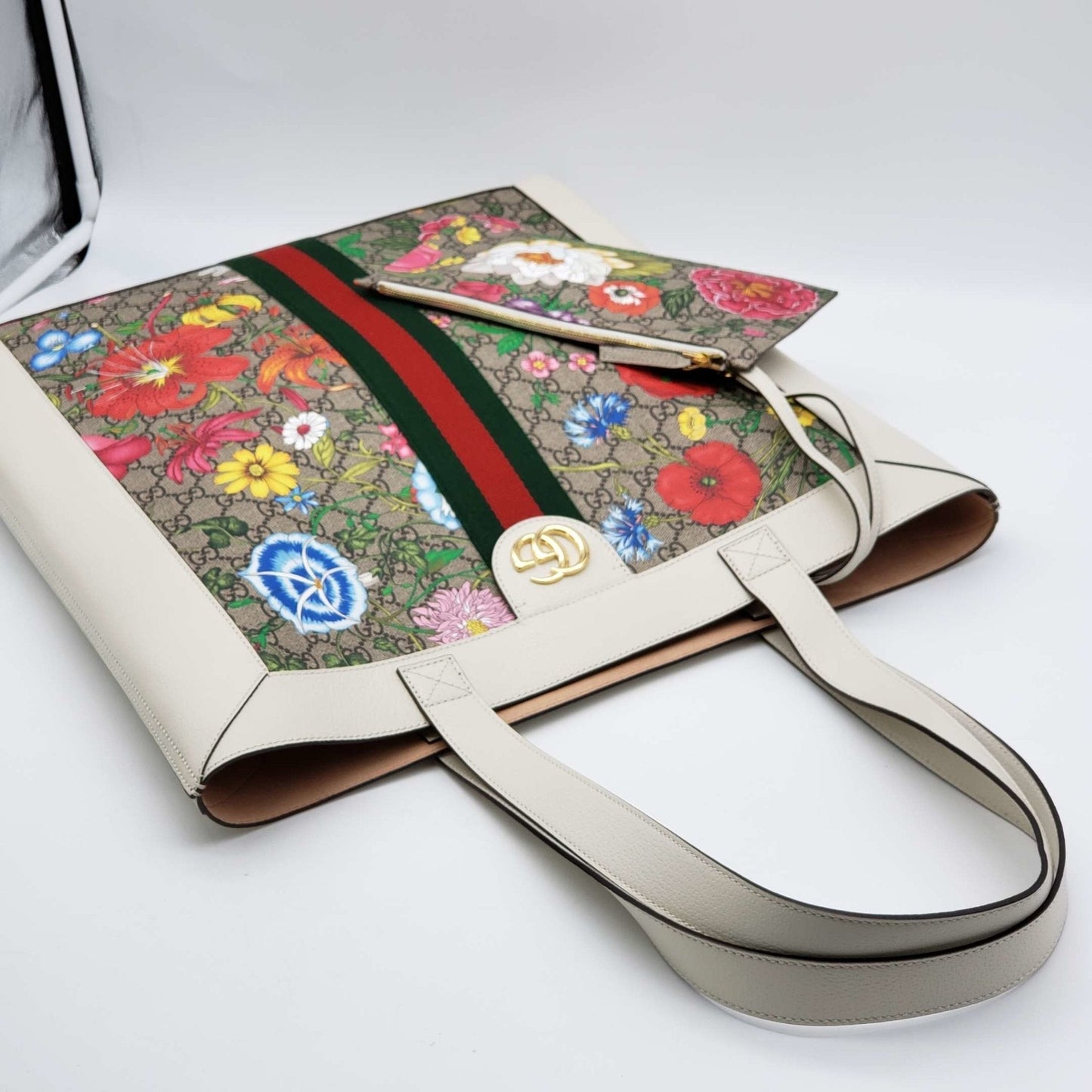 Gucci GG Ophidia Flora Large Tote Bag Brand New