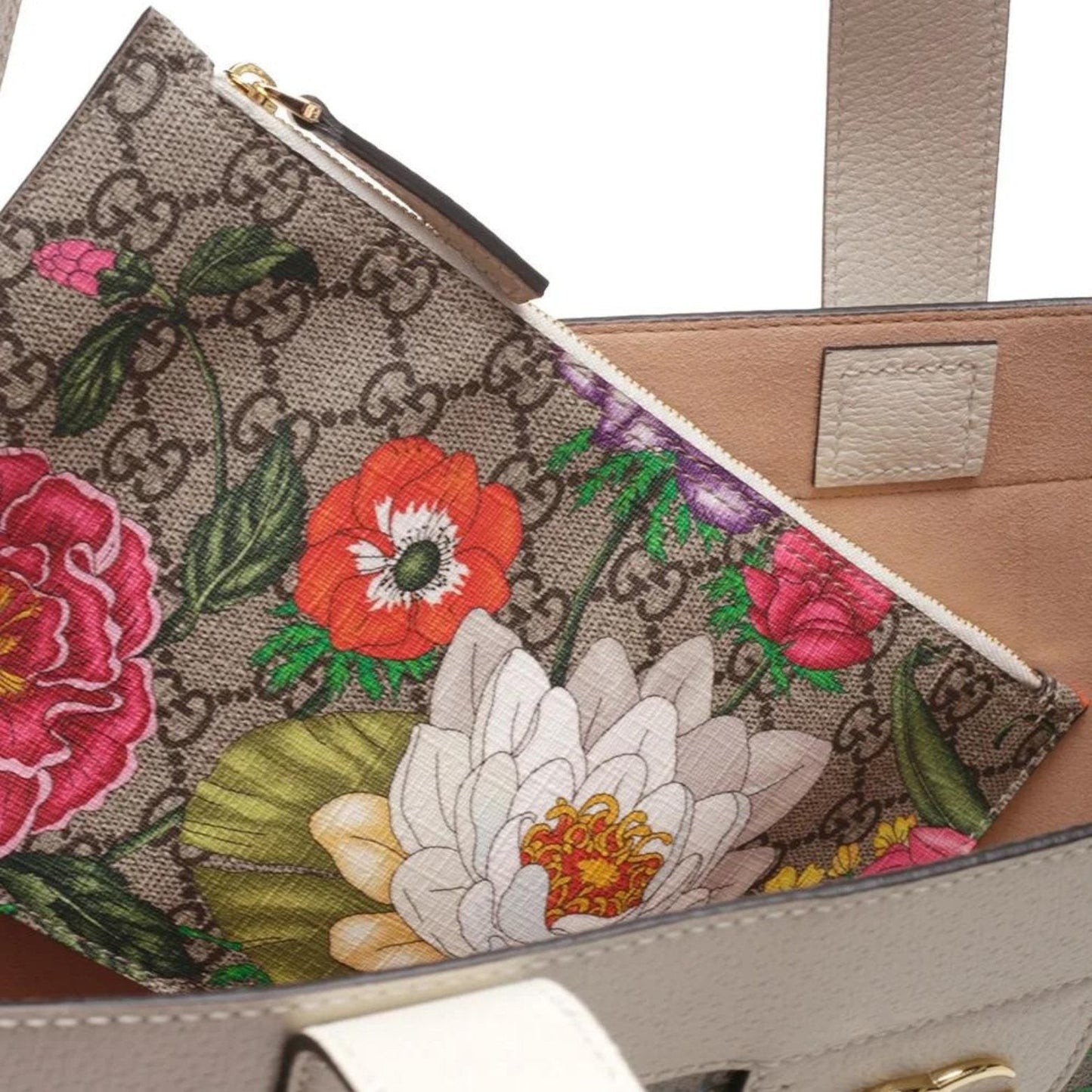 GUCCI Ophidia GG Flora Tote