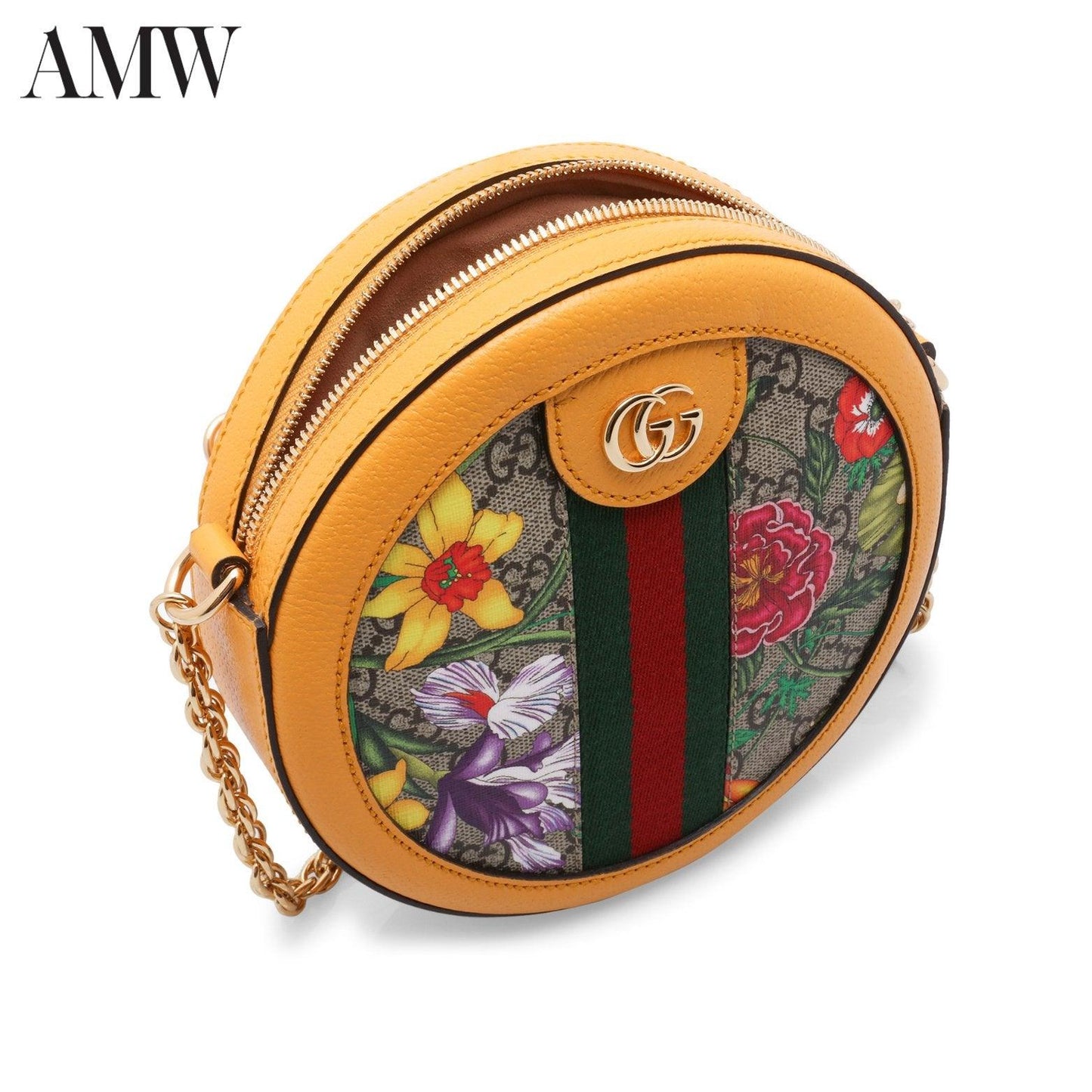 GUCCI Ophidia Mini Round Shoulder Bag