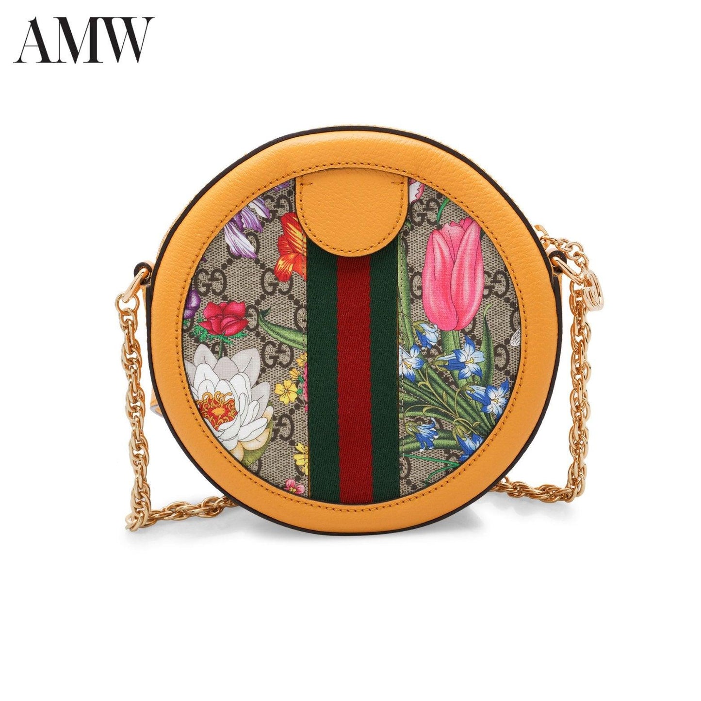 GUCCI Ophidia Mini Round Shoulder Bag