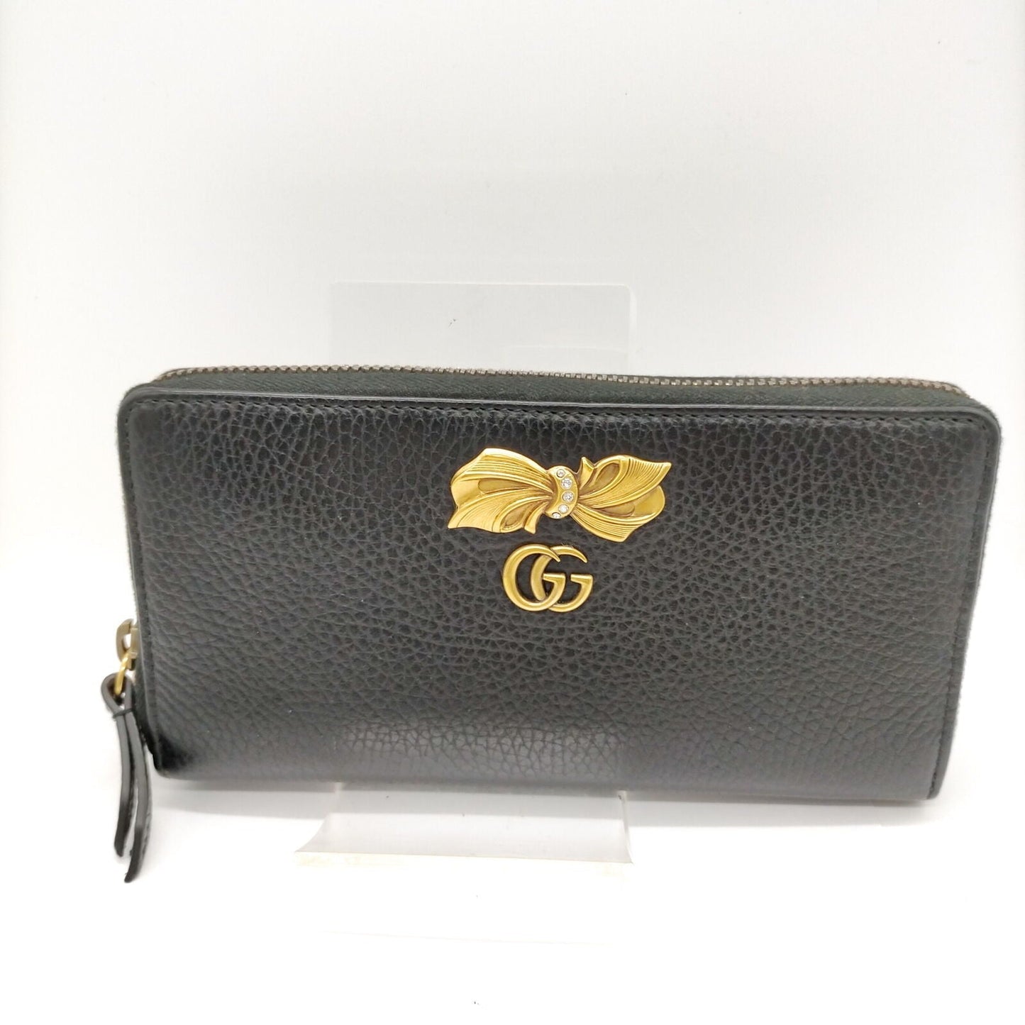 Gucci Zippy Black Leather Wallet