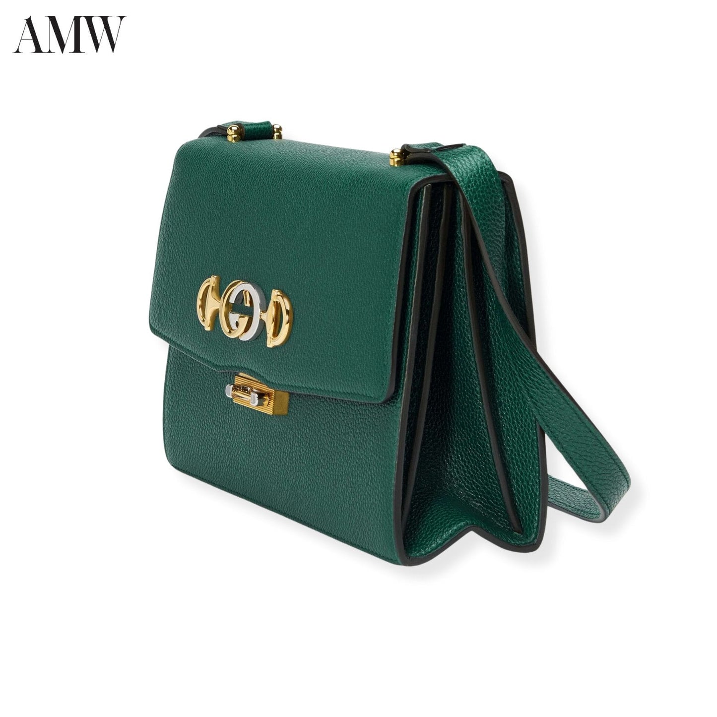 GUCCI Zumi Grainy Leather Small Shoulder Bag