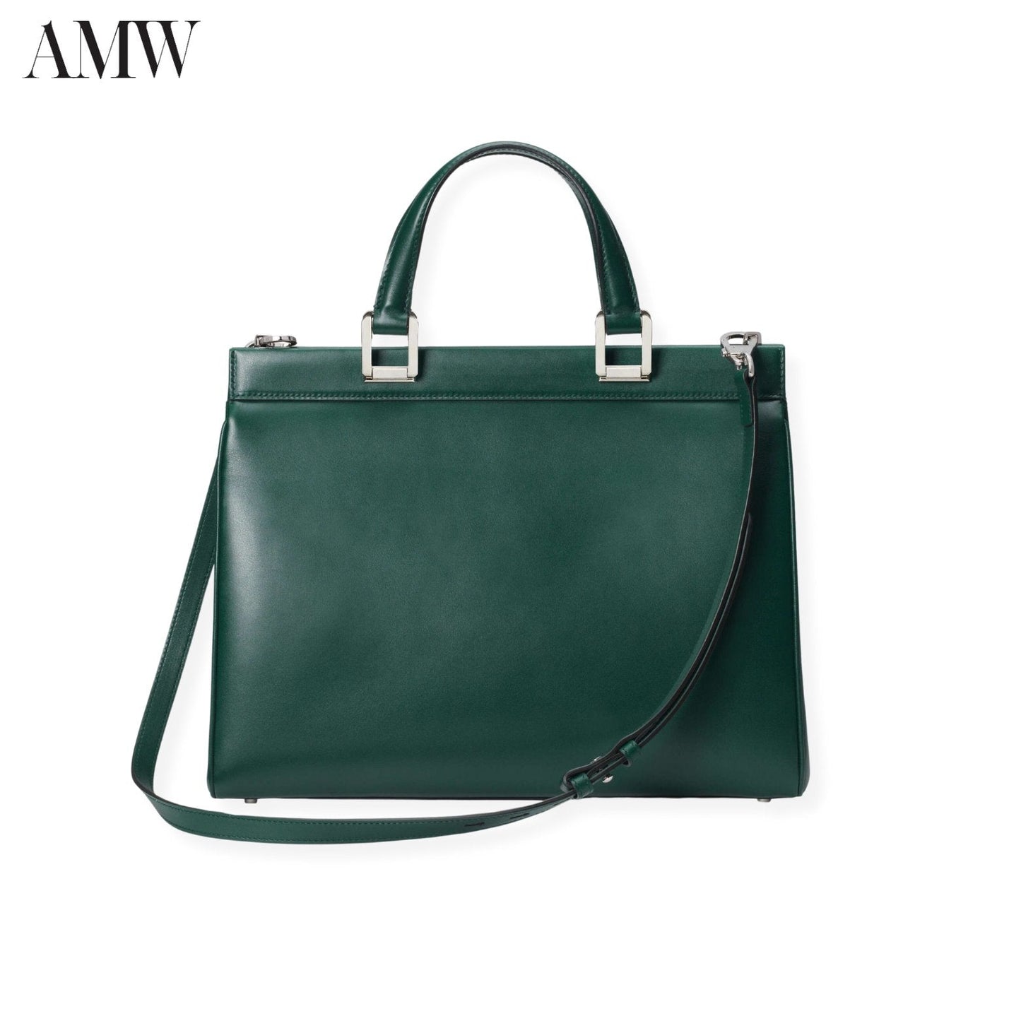 GUCCI Zumi Smooth Leather Medium Top Handle Bag