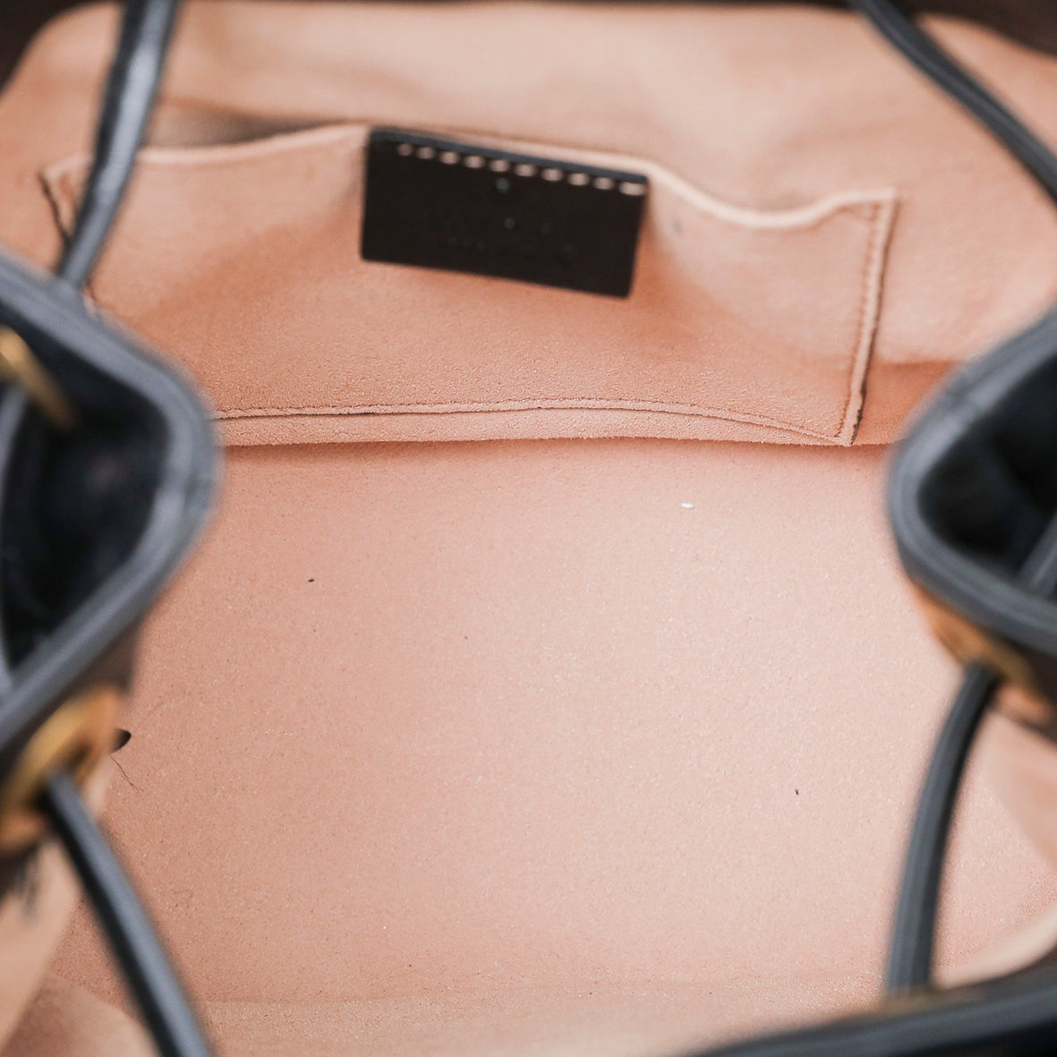 Gucci Black GG Marmont Mini Backpack Bag