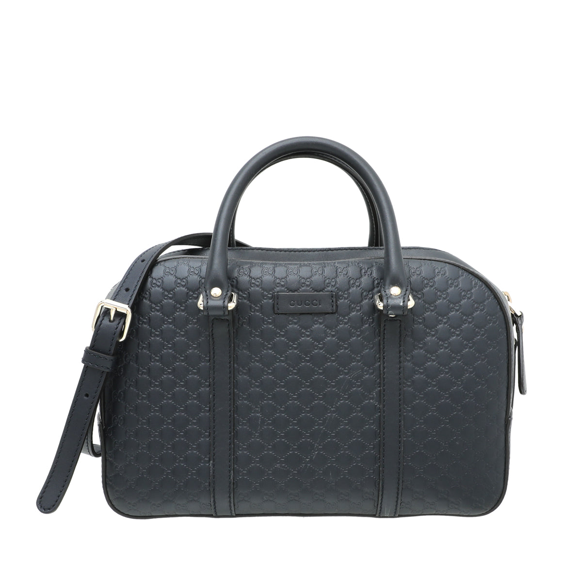Gucci Blue GG MicroGuccissima Crossbody Bag