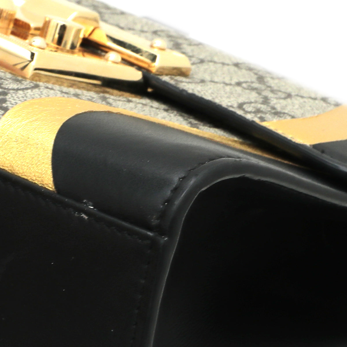 Gucci Tricolor GG Padlock Small Bag