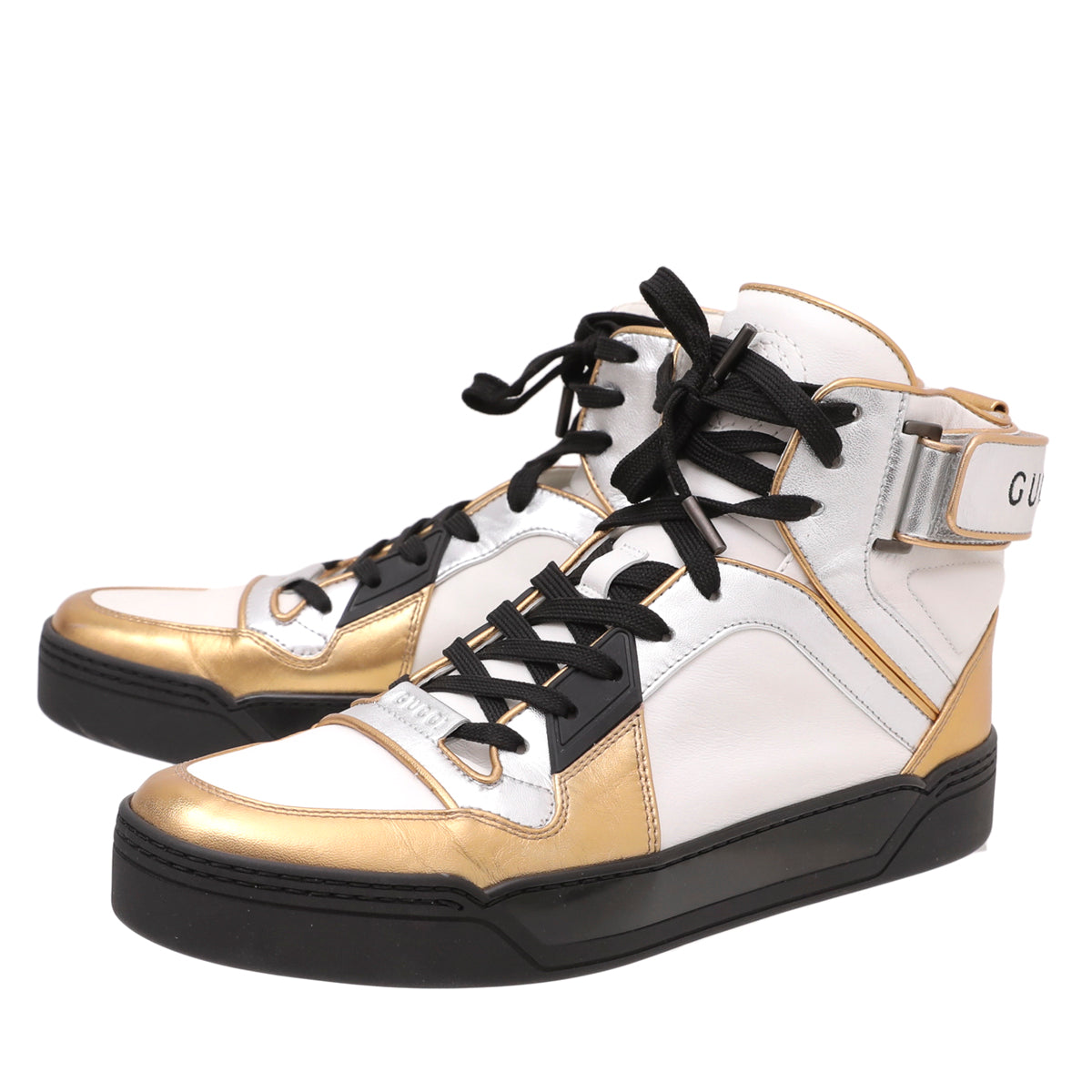 Gucci Tricolor High Top Sneakers 41.5